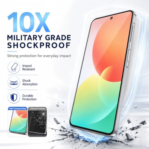 Image of FIRST MART Tempered Glass Screen Protector for Samsung Galaxy M47 5G - Full-Glue Screen Guard, 3D Edge to Edge, HD Clear, Bubble-Free, Case-Friendly, Black, Pack of 2