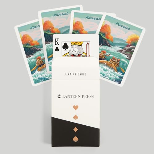 Baraja de Póker Lantern Press 52 cartas tamaño estándar miniatura 6