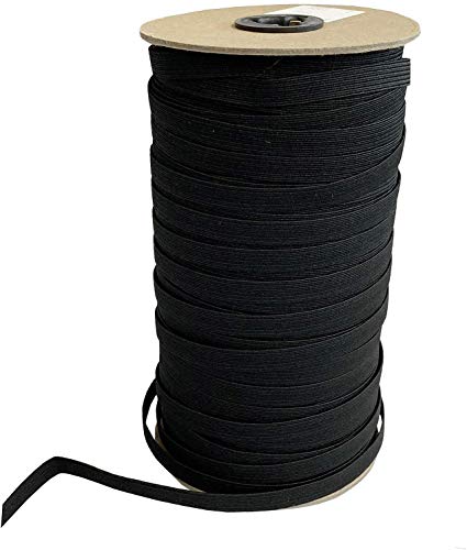 Soft Elastic 288 Yards - Black 1/4