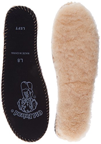 Old Friend Women's Slipper Insoles Moccasin, Cream, 12 M US