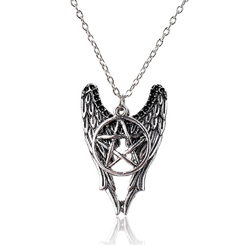 lureme Antique Bronce Protected Life Amulet Pentagram Encanto for Men Teen Chicos Women Chicas (01002680)