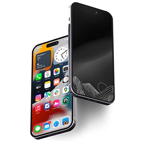 Protecteur d'écran iPhone 14 Pro Max lot de 2 verres avec kit pose facile lune canyon