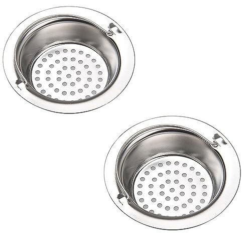 Colador de acero inoxidable para fregadero Leadigol 11 cm
