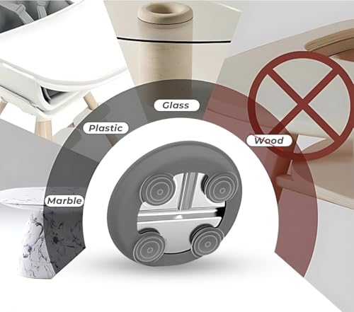 Image of NYALA Stainless Steel Baby Toddler Plates Silicone Suction, Non-Slip Baby Plates BPA Free,Unbreakable Dishwasher Safe (Grey)
