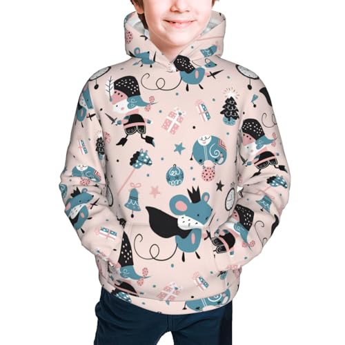 Nutcracker and Mouse King Kid Hoodies Boys Sweatshirts Girls Pullover with Pocket3