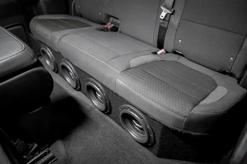 Skar Audio Quad 8" Ported Subwoofer Enclosure Compatible with 2019-2025 Chevrolet Silverado/GMC Sierra Double Cab Trucks by Skar Audio - Image 7