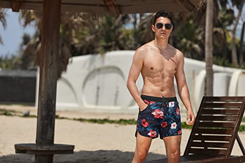 Coofandy Men's Swim Trunks Shorts Fashion Boyshorts Swimwear Square Leg Pocket #TOP2