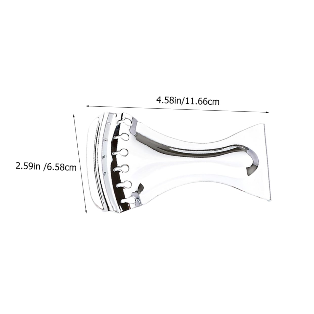 CORHAD Tailpiece Versatile Guitar Tailpiece Short Metal Bridge for Resonator Guitars
