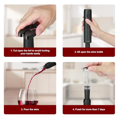 AIKARO 電動ワイン栓抜き 充電式セットB