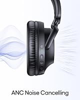 TAGRY Hybrid Active Noise Cancelling Headphones 100H Playtime Wireless Over Ear Bluetooth Headphone with Fast Charging Hi-Res Audio Comfort Earcups Headsets for Travel Home Office Phone PC — image 2