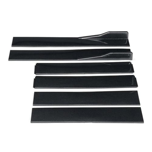 Falda lateral de coche de 2m para Polo Mk5 winglet labio negro 4