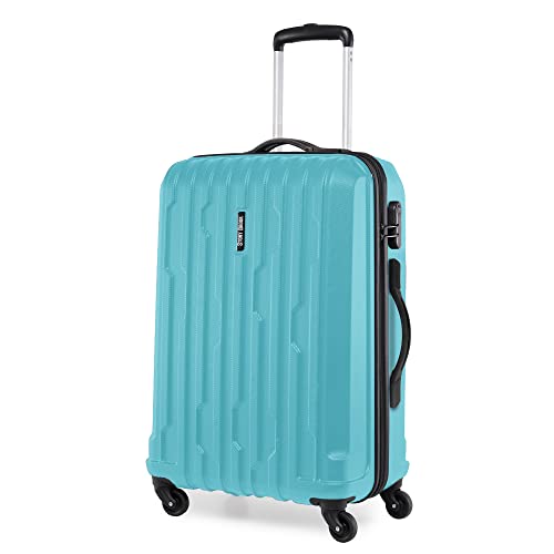 Image of Stony Brook Nasher Miles Storm 65 Cm 24 Inch Polycarbonate Hard-Sided 4 Wheels Spinner Check-In Luggage Trolley Bag (Teal)