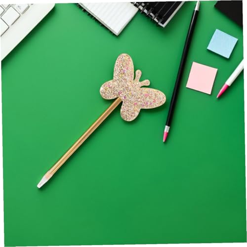 6 bolígrafos con tinta gel punto fino mariposa brillante miniatura 7