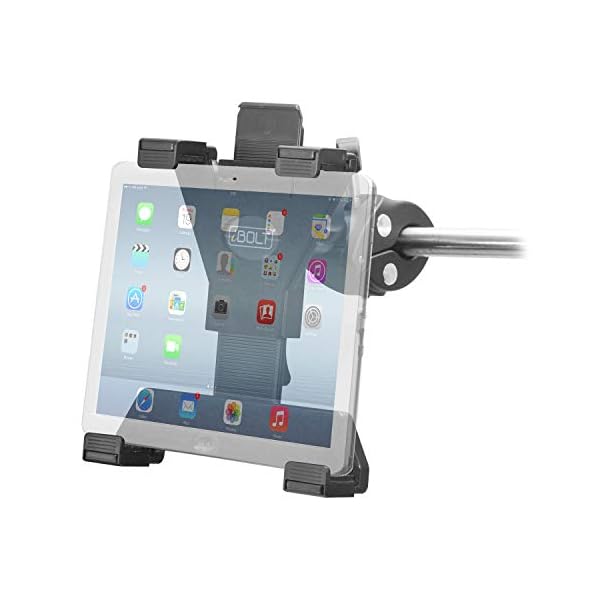 iBolt TabDock Halterung für Pfosten, Rollstühle, Boote, Stative, Sportgeräte, Kinderwagen, Golfwagen, Traktoren usw…