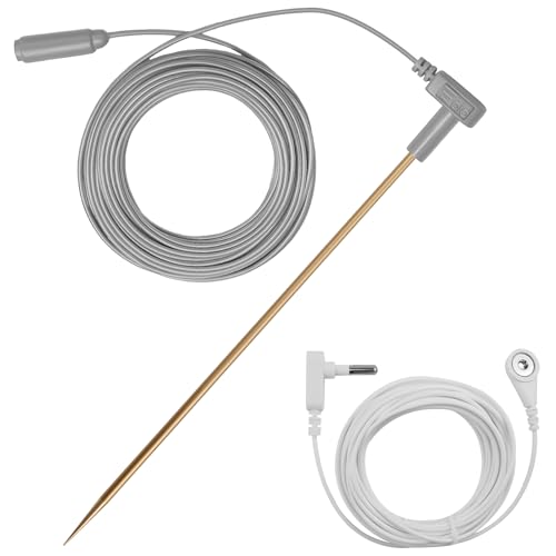 Copper Grounding Rod Kit with 40ft Grounding Wire &...