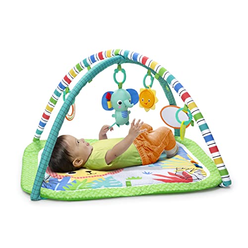 Bright Starts Wild Wiggles Activity Gym & Play Mat With Take-Along Toys, Ages Newborn + #TOP2