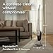 Electrolux Ergorapido Cordless 2-in-1 Vacuum Cleaner with High Suction Power and 180° EasySteer Mobility, 48-Minute Run Time, 2 Power Modes, Satin White