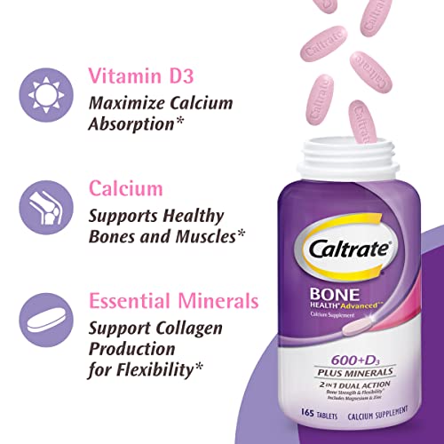 Caltrate 513567 600 Plus D3 Plus Minerals Calcium And Vitamin D Supplement Tablets, Bone Health And Mineral Supplement thumb #3