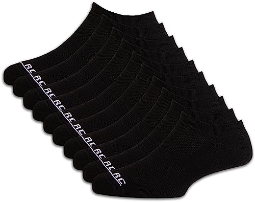 Image of RC. ROYAL CLASS Men No Show Ankle Socks for Men, Cushioned Towel Low Cut Casual & Sports Cotton Unisex Socks, Pack of 5 Pairs, Short Non /Anti-Slip Invisible Socks with Mesh Ventilation, Free Size