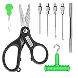 SAMSFX Carp Fishing Baiting Rigs Tool Kit Set Fishing Bait Needle Swinger Driller Kit Combo (Aluminum Alloy Handle)