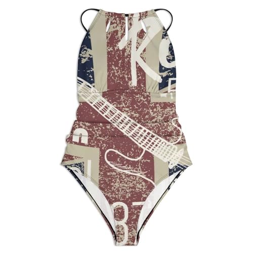 Maillot de bain drapeau britannique résolvant le manque de maintien de plage - 3