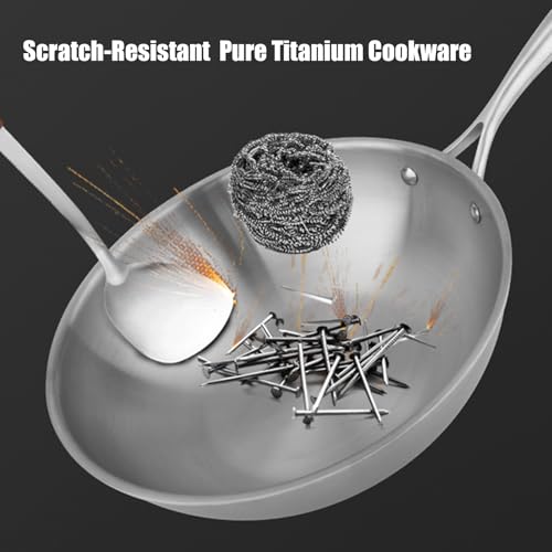 Wok de Titanio Pure Titanium Cookware 11.81 IN miniatura 6