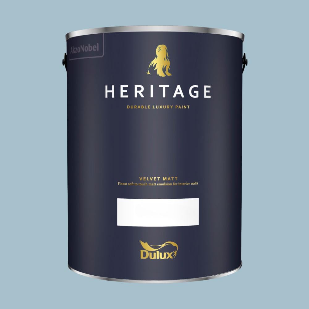 Paint Stop Mixed Colour Dulux Trade Heritage Matt Light Teal 5L