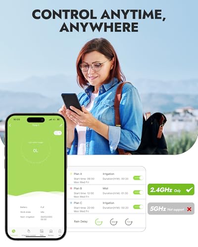 Yellow, 1 Outlet, IP55, 3 Programs