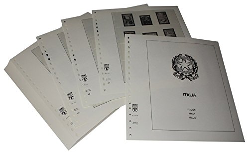 Feuilles pré-imprimées Italie 1981-1990 LINDNER album timbre collection