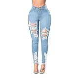 >> OCASIÓN: Casual, cumpleaaos, citas, fiesta, para el trabajo, en casa de vacaciones y más. Moda y pantalones de mezclilla casuales, perfectos para usar en el hogar o descansar o actividades al aire libre.