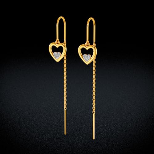 Image of Joyalukkas 22k (916) Purity BIS Certified Sui Daga Gold Earrings For Women