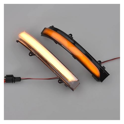 Espejo lateral dinámico intermitente retrovisor LED secuencial para VW Jetta Mk6 11-18 3