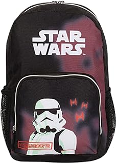 Star Wars Stormtrooper Backpack, Kids, One Size, Black, Official Merchandise