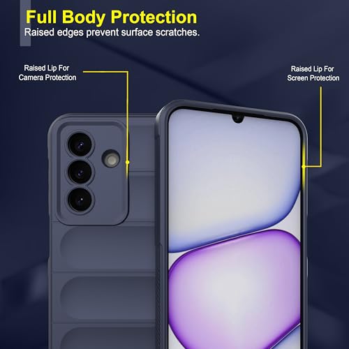 Image of Zapcase Back Case Cover for Samsung Galaxy M47 5G | Compatible for Samsung Galaxy M47 5G Back Cover | Liquid Silicon Magic Case with Camera Protection | Sapphire