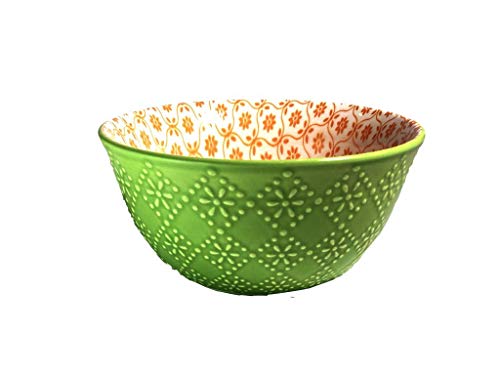 Stoneware Bowls by Signature - Stackable Bowls w/Durable Stoneware & Speckled Glaze Finish–Microwave & Dishwasher Safe–Great for Soups, Chili, Stews, Rice, Ice Cream, Snack, or Fruit, 10oz (Set of 10) - Thumbnail 6