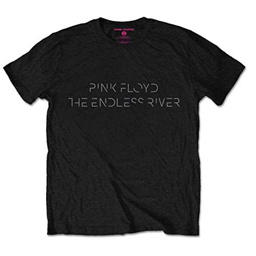 Pink Floyd Endless River Logo Dave Gilmour Official Tee T-Shirt Mens Unisex (Medium) Black