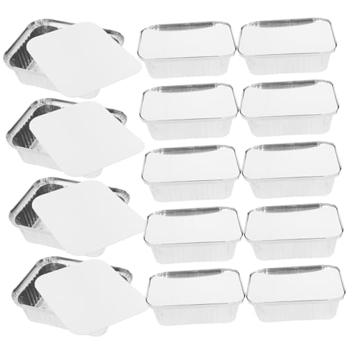 COLLBATH 50pezzi Scatole Usa e Getta Per e Servizio Con Per Bbq Feste e Picnic Resistente Alle Temperature Capacità