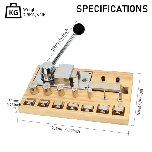 Machine à cintrer les anneaux avec matrices interchangeables pour pliage de bijoux précis - 8