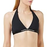 Tommy Hilfiger Damen Bikinitop Triangle Herausnehmbare Polster, Schwarz (Black), L