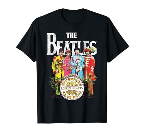 The Beatles Music Band Sgt Pepper by Rock Off Maglietta