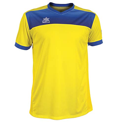 Luanvi Bolton Camiseta Manga Corta de Tenis, Hombre, Amarillo, L