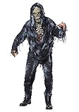 California Costumes Men's Rotten to The Core Costume, Black/Grey, Medium