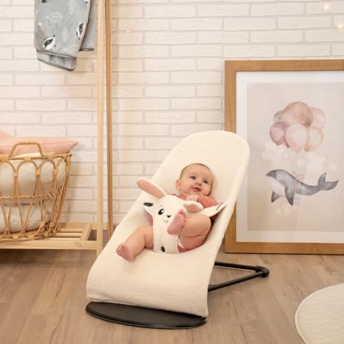 JYOKO Kids Cover Liner Compatible with Baby Bouncer Babybjorn Soft, Balance, Bliss and Mini (Fleece, Rabbit) - Image 3