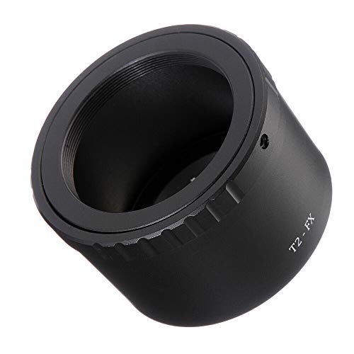 Focusfoto T2 T Lens Adapter Ring For Fujifilm X Mount Fx Fuji Camera X-A1,X-A2,X-A3,X-A5,X-M1,X-E1,X-E2,X-E2S,X-T1,X-T2,X-T10,X-T20,X-Pro1,X-Pro2 (T2 To Fx) #TOP3