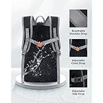 WATERFLY Hiking Packable Daypack Backpack: 25L Ultra Lightweight Day Pack for Woman Man - Small Compact Folding Back Pack for Outdoor Sport Cycling Camping Travel Trip - Black - Image 4