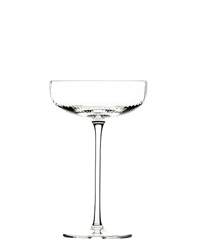 Hospitality Consumer HG90541-006 Hawthorne 7.5 oz. Tall Coupé (juego de 6), transparente