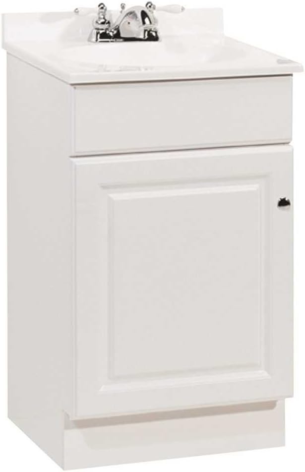 C14118A Richmond Durable White Finish Vanity, 19" by 17" by 35-1/4"