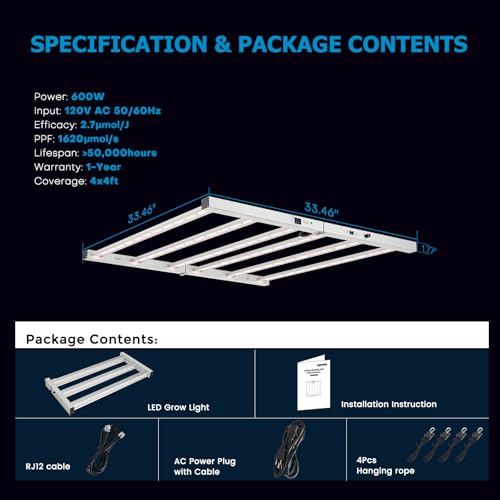 SAMPHON 600W Foldable LED