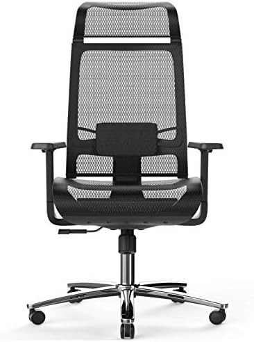 BILKOH Ergonomic Office Chair with Mesh Seat & Adjustable Lumbar Support, High Back Desk Chair with Breathable Mesh, Wide Headrest & Reclining Swivel Task Chair, 3D Armrest & Height Computer Chair