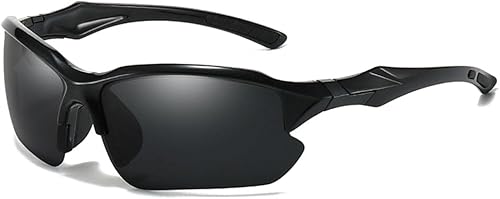 Miniatura 11 de Gafas de sol deportivas para hombres y mujeres, protección UV400, conducción nocturna, ciclismo, correr, actividades al aire libre Negro
